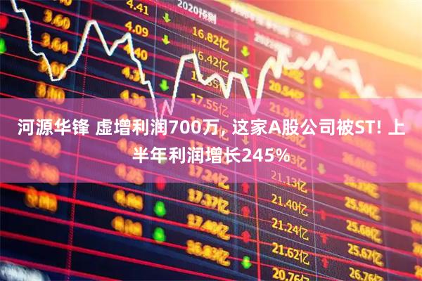 河源华锋 虚增利润700万, 这家A股公司被ST! 上半年利润增长245%